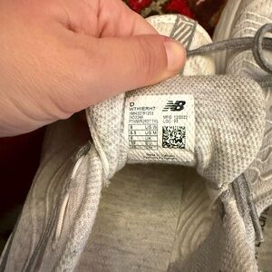 New Balance Light Gray Athletic Shoes